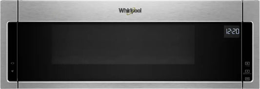 Whirlpool - WML55011HS- 1.1 Cu. Ft. Low Profile Over-the-Range Microwave Hood Combination - Stainless Steel
