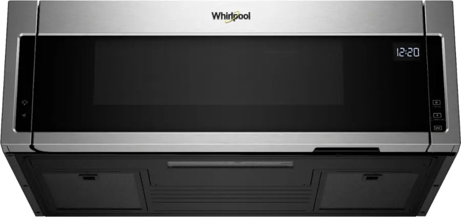 Whirlpool - WML55011HS- 1.1 Cu. Ft. Low Profile Over-the-Range Microwave Hood Combination - Stainless Steel