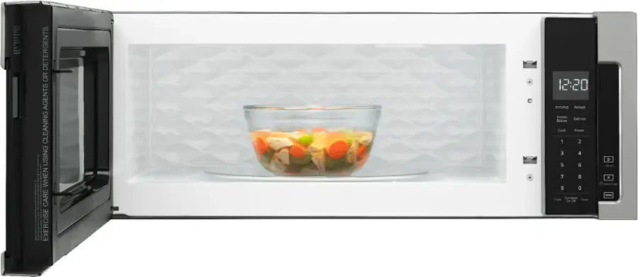 Whirlpool - WML55011HS- 1.1 Cu. Ft. Low Profile Over-the-Range Microwave Hood Combination - Stainless Steel