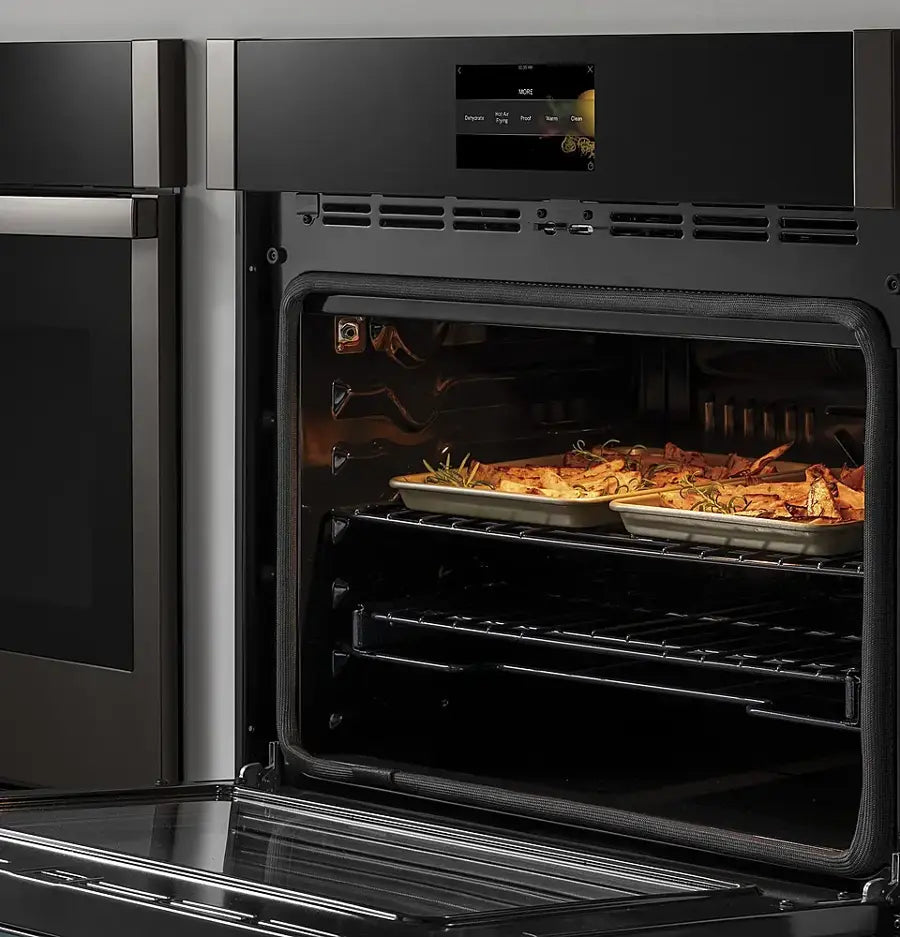 GE Profile-PTS7000SNSS- 30" Smart Built-In Single Electric Convection Wall Oven with Air Fry & Precision Cooking - Stainless Steel