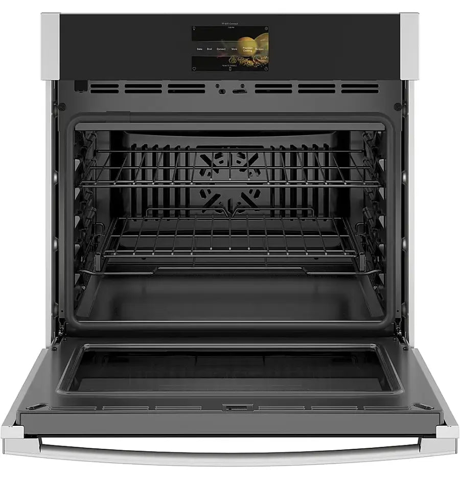 GE Profile-PTS7000SNSS- 30" Smart Built-In Single Electric Convection Wall Oven with Air Fry & Precision Cooking - Stainless Steel