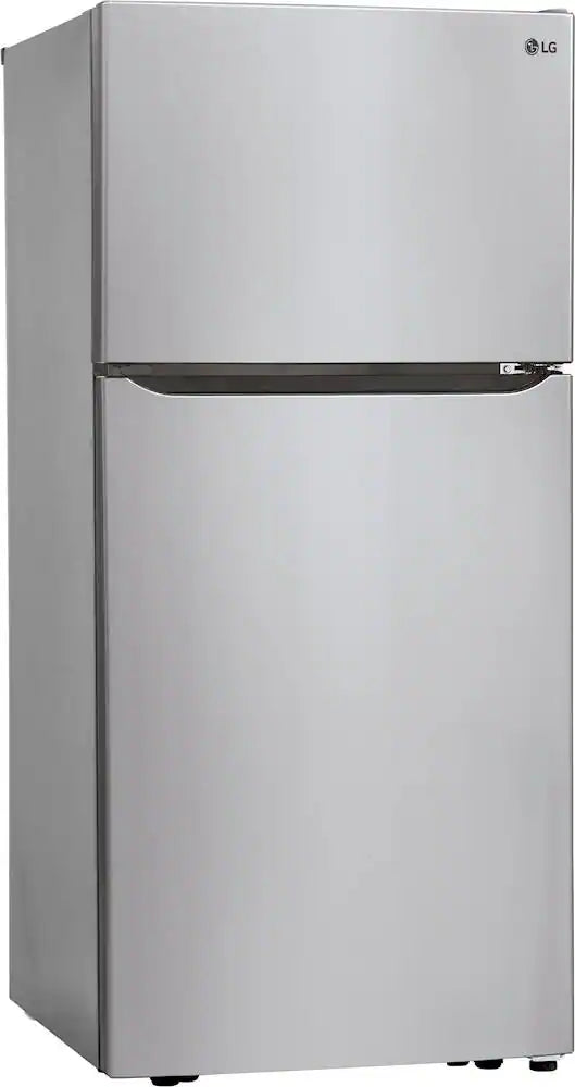 LG - LTCS20020V - 20 Cu. Ft. Top-Freezer Refrigerator - Stainless Steel