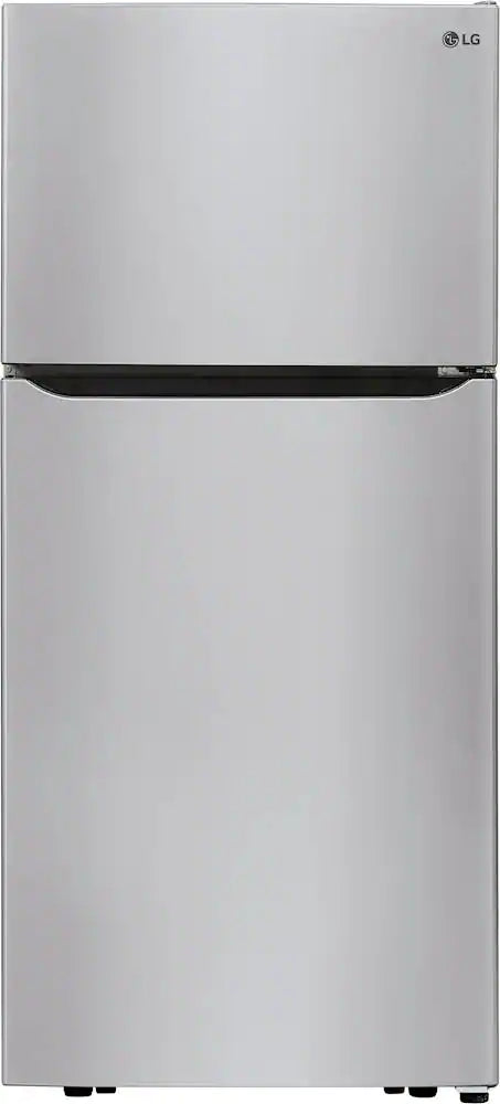 LG - LTCS20020V - 20 Cu. Ft. Top-Freezer Refrigerator - Stainless Steel