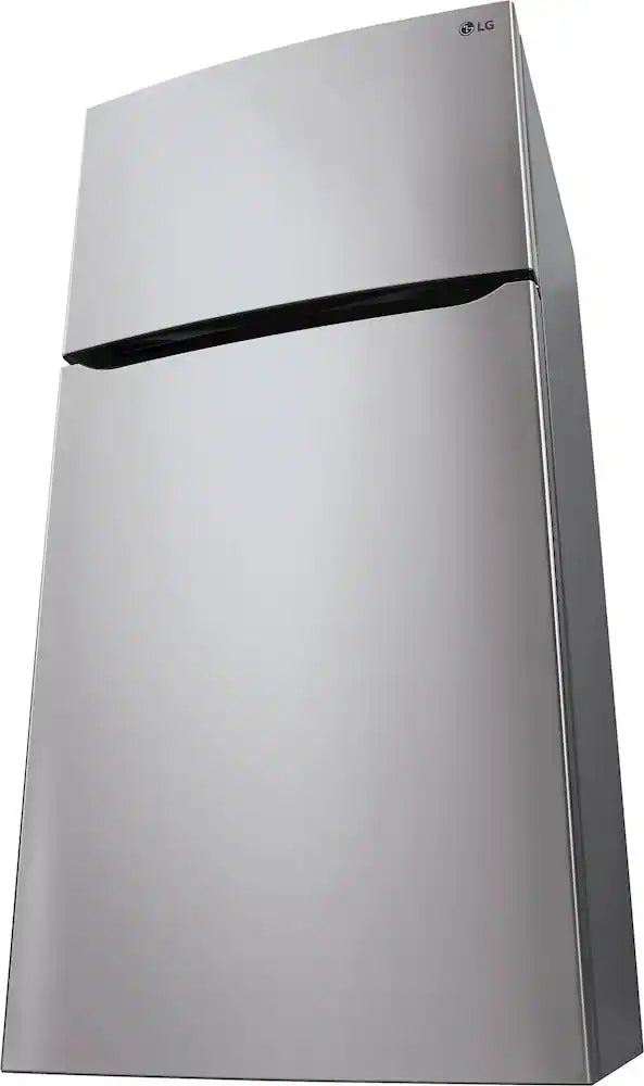 LG - LTCS20020V - 20 Cu. Ft. Top-Freezer Refrigerator - Stainless Steel