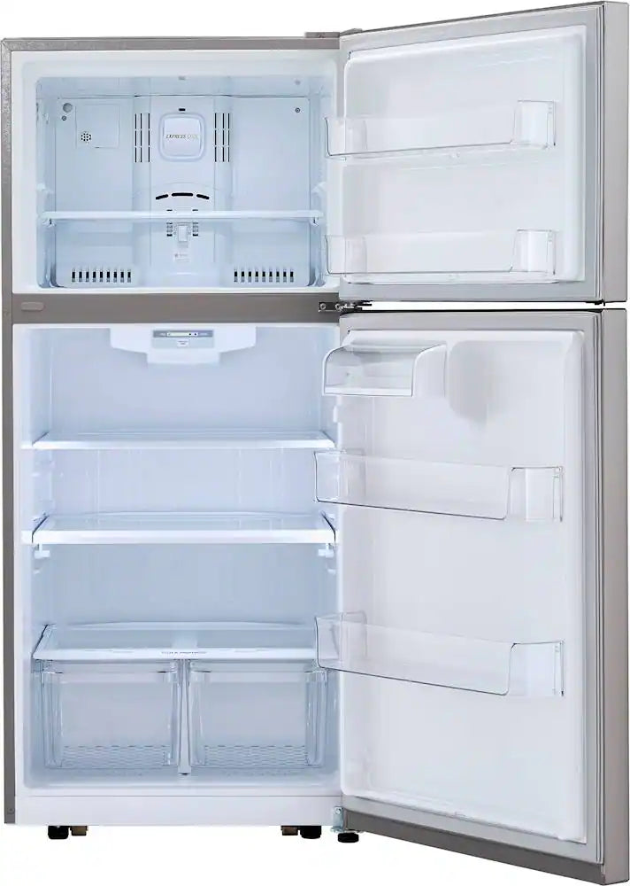 LG - LTCS20020V - 20 Cu. Ft. Top-Freezer Refrigerator - Stainless Steel