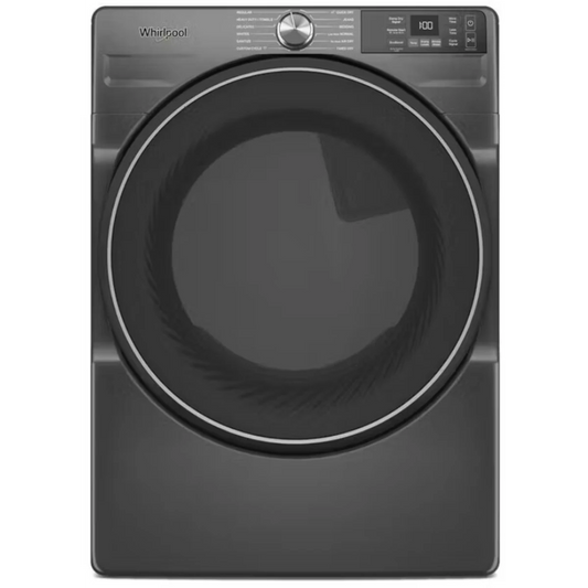 Whirlpool - WGD5720RU - 27 Inch Smart Gas Dryer with 7.4 cu ft Capacity, Wrinkle Shield™, AI Intelligent Dry, Quick Wash & Dry, Sanitize Cycle, Air Dry Cycle, Whirlpool® App, Cycle Notification, Voice Control, Family Share and ENERGY STAR® Certified