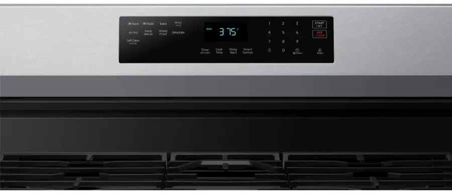 Samsung -NX60A6511SS- 6.0 cu. ft. Freestanding Gas Range with No-Preheat Air Fry & Convection - Stainless Steel