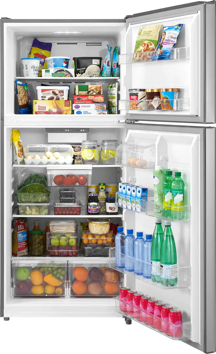 Insignia™ - NS-RTM18SS2 - 18 Cu. Ft. Top-Freezer Refrigerator with ENERGY STAR Certification - Stainless Steel