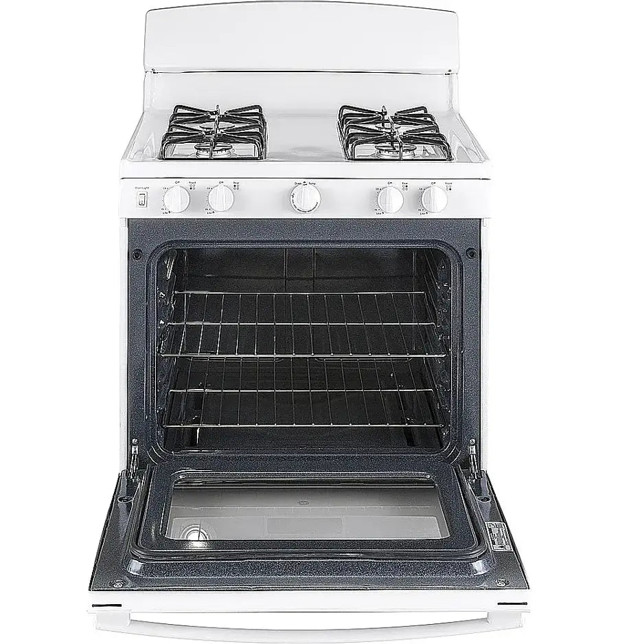 GE -JGBS30DEKWW- 4.8 Cu. Ft. Freestanding Gas Range - White