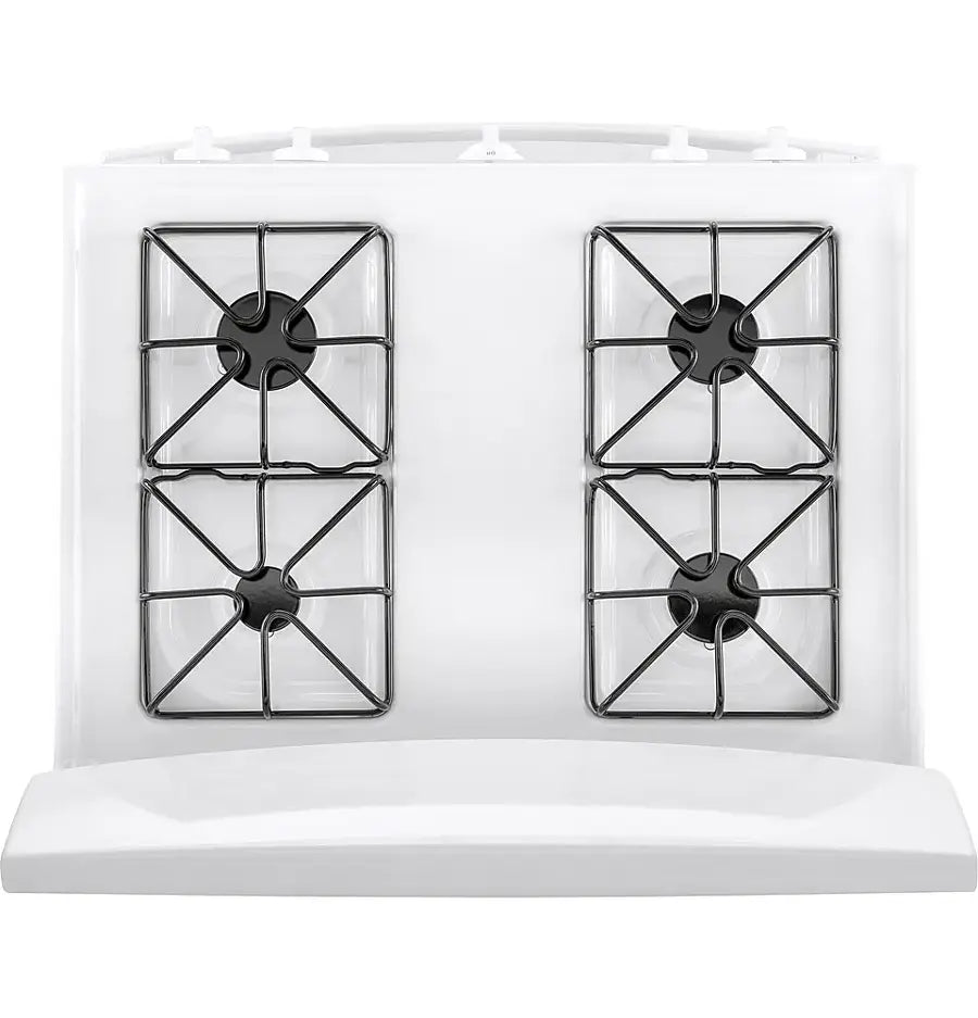 GE -JGBS30DEKWW- 4.8 Cu. Ft. Freestanding Gas Range - White