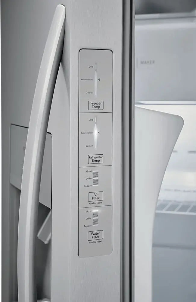 Frigidaire-FRSS2623AS- 25.6 Cu. Ft. Side-by-Side Refrigerator - Stainless Steel