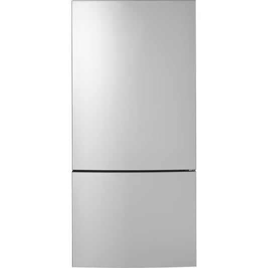 GE -GBE17HYRFS- 17.7 cu. ft. Bottom Freezer Refrigerator in Fingerprint Resistant Stainless Steel, Counter Depth