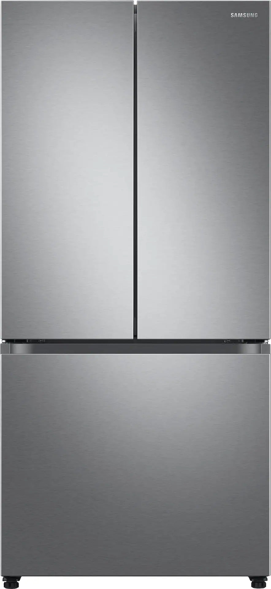 Samsung - RF25C5551SR - 25 cu. ft. 3-Door French Door Smart Refrigerator with Beverage Center - Stainless Steel