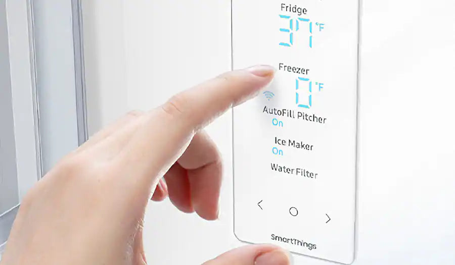 Samsung - RF25C5551SR - 25 cu. ft. 3-Door French Door Smart Refrigerator with Beverage Center - Stainless Steel