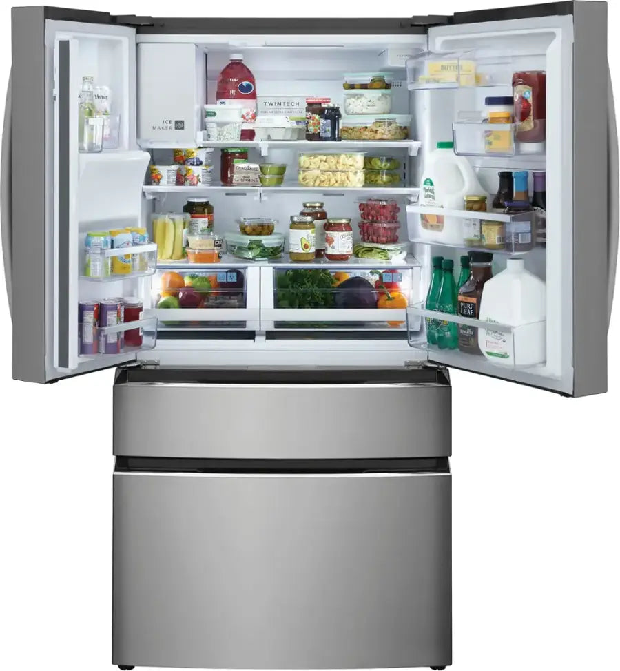 Frigidaire -GRMC2273CF- Gallery 21.5 Cu. Ft. 4-Door French Door Counter-Depth Refrigerator - Stainless Steel