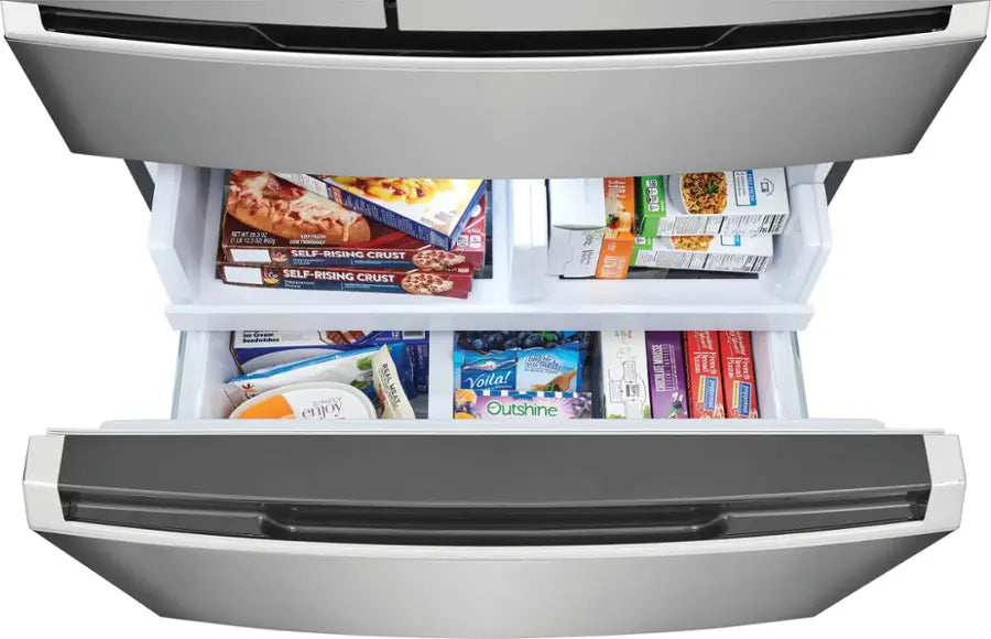 Frigidaire -GRMC2273CF- Gallery 21.5 Cu. Ft. 4-Door French Door Counter-Depth Refrigerator - Stainless Steel
