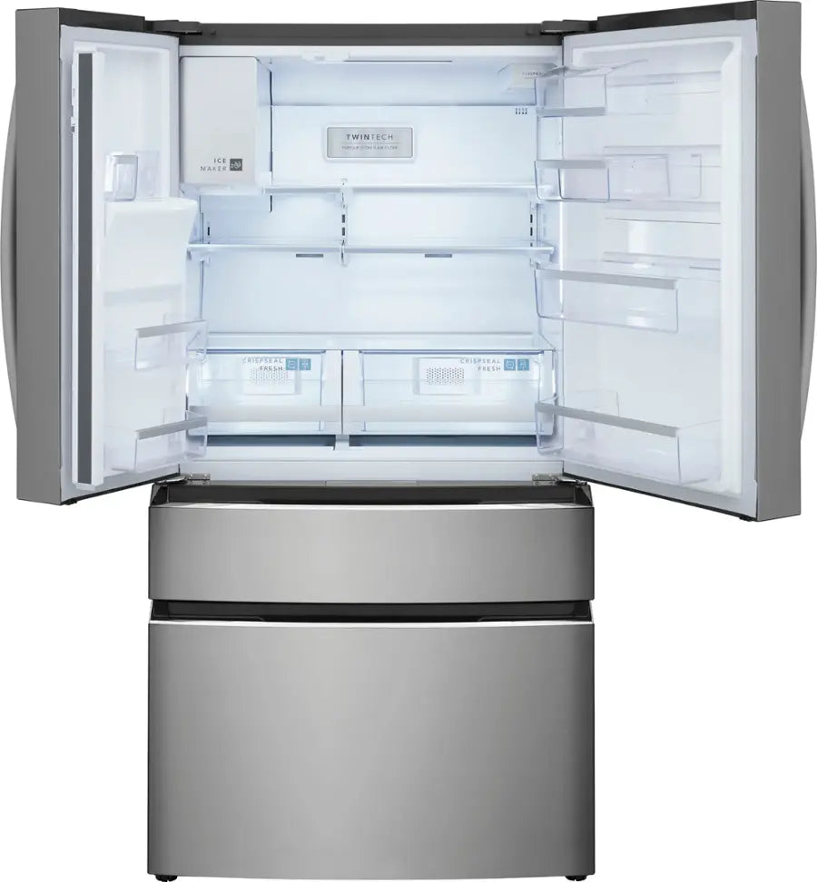 Frigidaire -GRMC2273CF- Gallery 21.5 Cu. Ft. 4-Door French Door Counter-Depth Refrigerator - Stainless Steel
