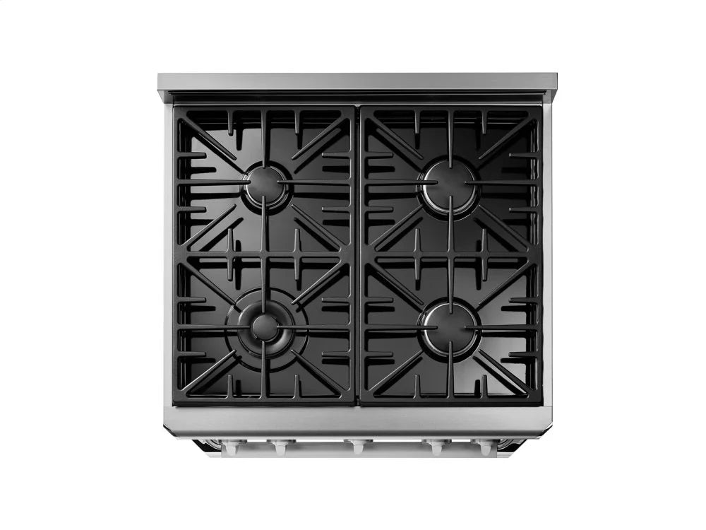 Dacor Professional - HGER30SNG - 30 Inch Epicure Gas Range with SimmerSear™ Burners, Illumina™ Knobs, Smart Flame™, 5.2 Cu. Ft. Capacity, Three-Part Convection