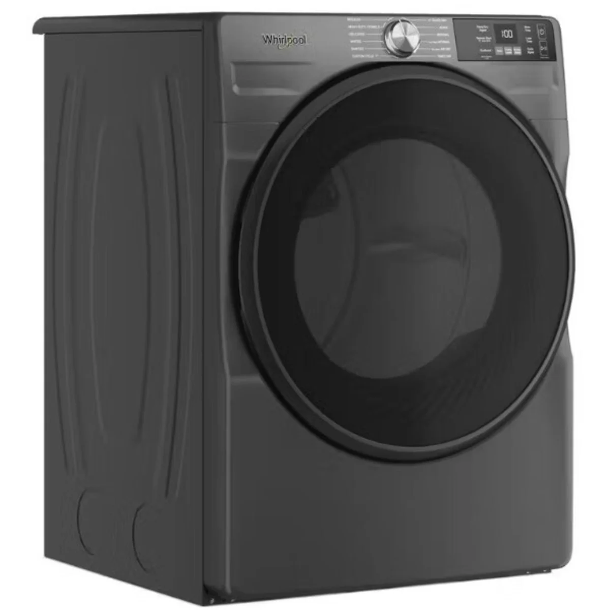 Whirlpool - WGD5720RU - 27 Inch Smart Gas Dryer with 7.4 cu ft Capacity, Wrinkle Shield™, AI Intelligent Dry, Quick Wash & Dry, Sanitize Cycle, Air Dry Cycle, Whirlpool® App, Cycle Notification, Voice Control, Family Share and ENERGY STAR® Certified