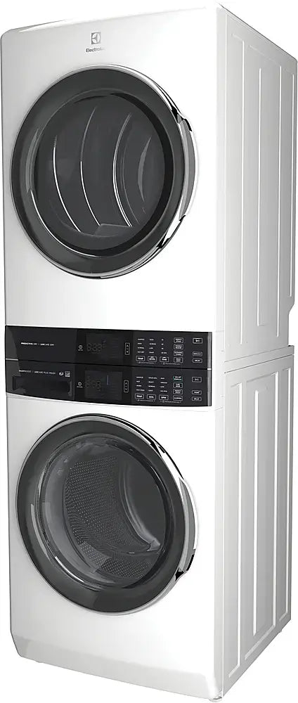Electrolux - ELTE7600AW -Laundry Tower Single Unit Front Load 4.5 Cu. Ft. Washer & 8 Cu. Ft. Electric Dryer - White