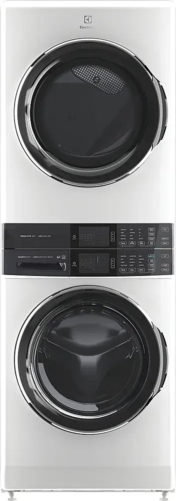 Electrolux - ELTE7600AW -Laundry Tower Single Unit Front Load 4.5 Cu. Ft. Washer & 8 Cu. Ft. Electric Dryer - White