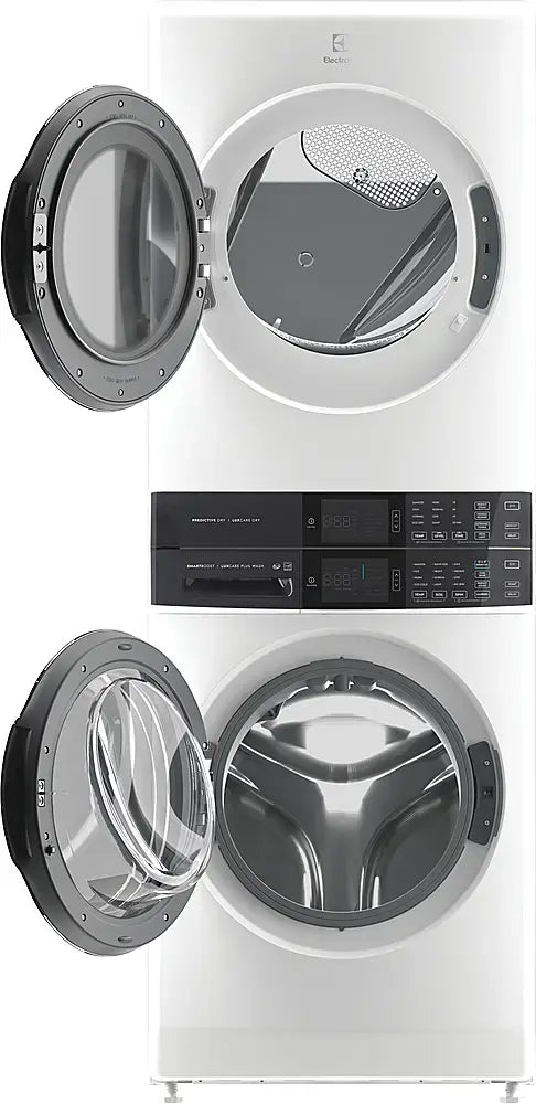 Electrolux - ELTE7600AW -Laundry Tower Single Unit Front Load 4.5 Cu. Ft. Washer & 8 Cu. Ft. Electric Dryer - White