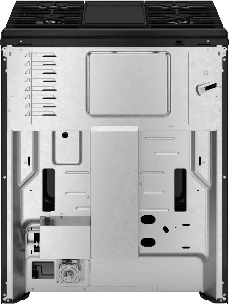GE -GGS500SVSS-5.3 Cu. Ft. Slide In Gas Range with Steam Cleaning and Crisp Mode - Stainless Steel