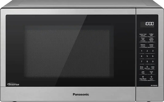 Panasonic - NN-SN66QS - 1.2 Cu. Ft. 1200-Watt Countertop Microwave Oven with Inverter Technology - Stainless Steel