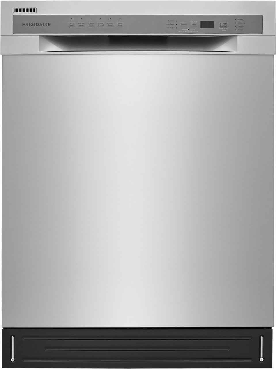 Frigidaire - FFBD2420US - 24 in. Stainless Steel Front Control Tall Tub Dishwasher with Stainless Steel Tub, 52 dBA
