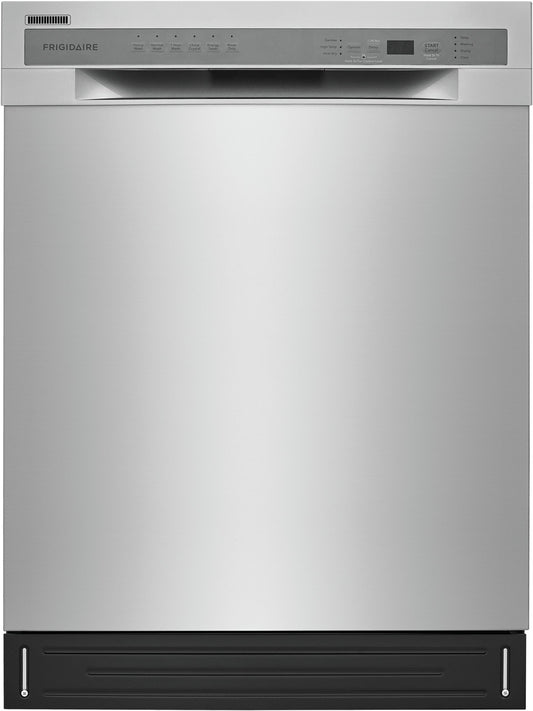 Frigidaire - FFBD2420US - 24 in. Stainless Steel Front Control Tall Tub Dishwasher with Stainless Steel Tub, 52 dBA