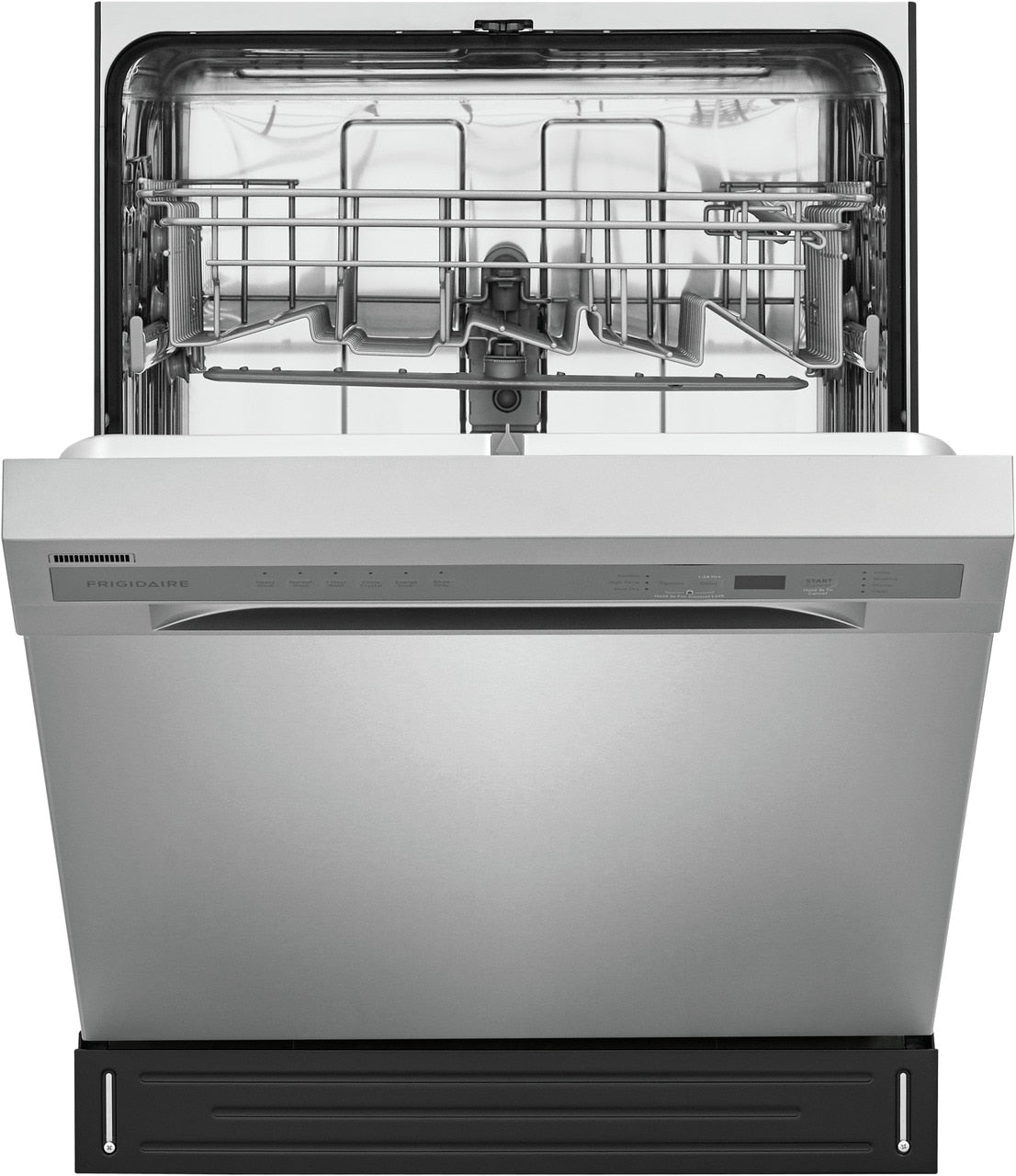 Frigidaire - FFBD2420US - 24 in. Stainless Steel Front Control Tall Tub Dishwasher with Stainless Steel Tub, 52 dBA
