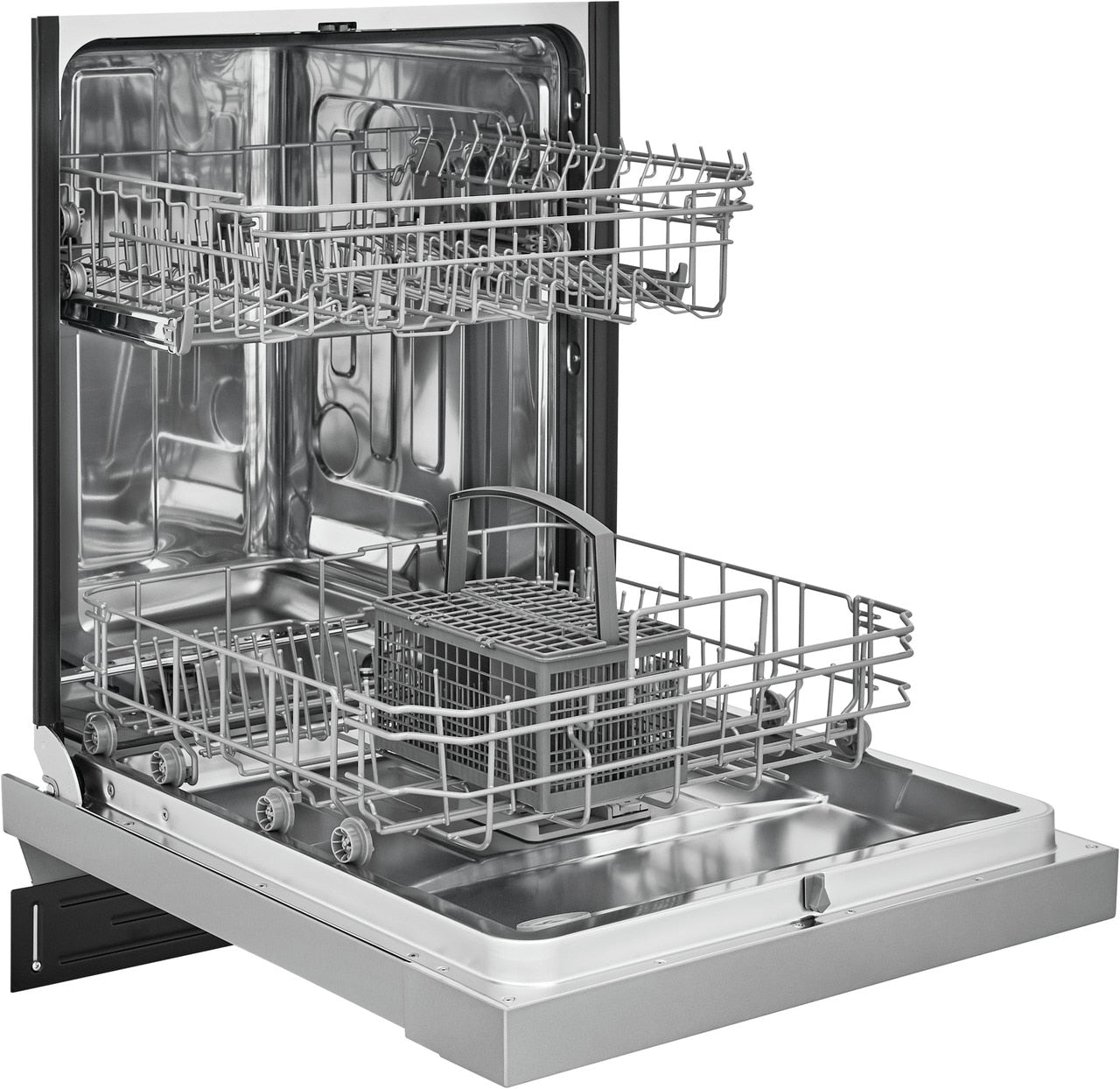 Frigidaire - FFBD2420US - 24 in. Stainless Steel Front Control Tall Tub Dishwasher with Stainless Steel Tub, 52 dBA