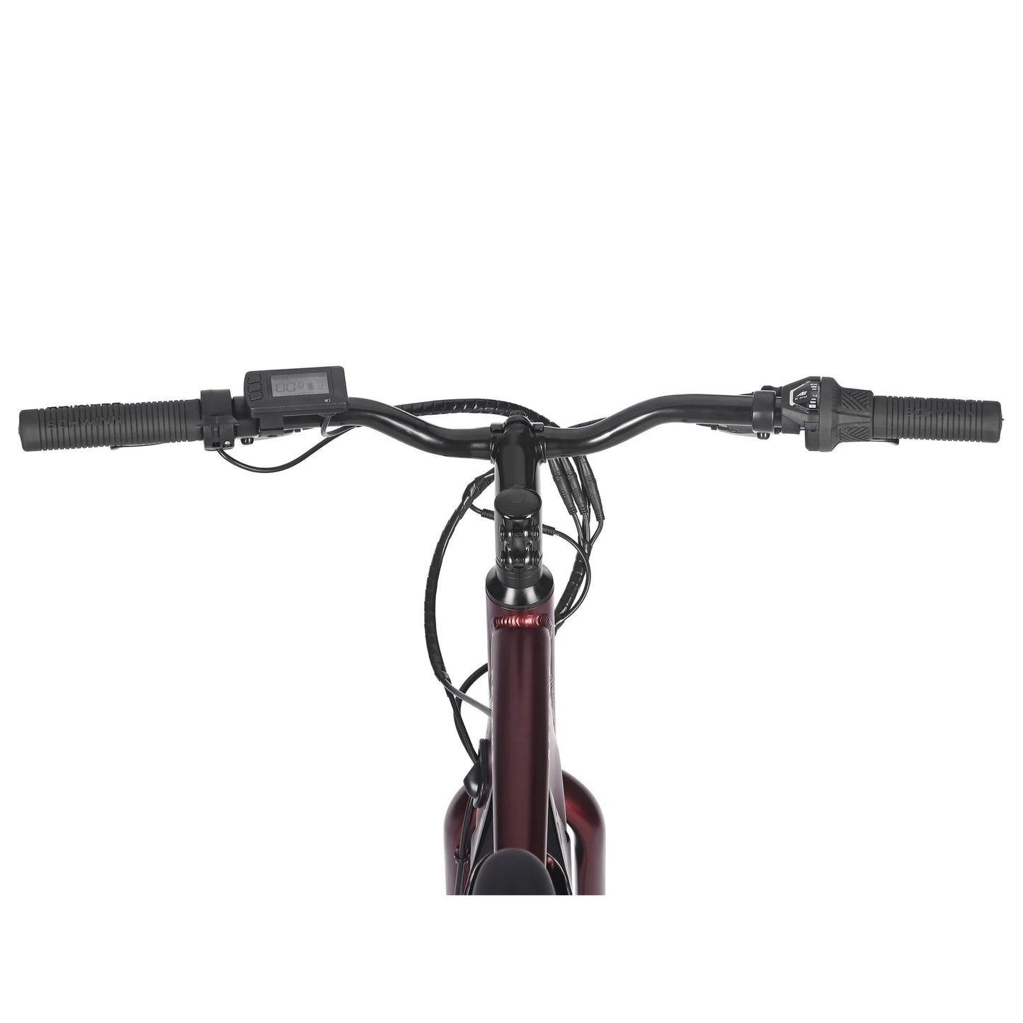 Schwinn Regent Electric Hybrid Bike, 27.5 Inch Wheel, Adult, Unisex, Red