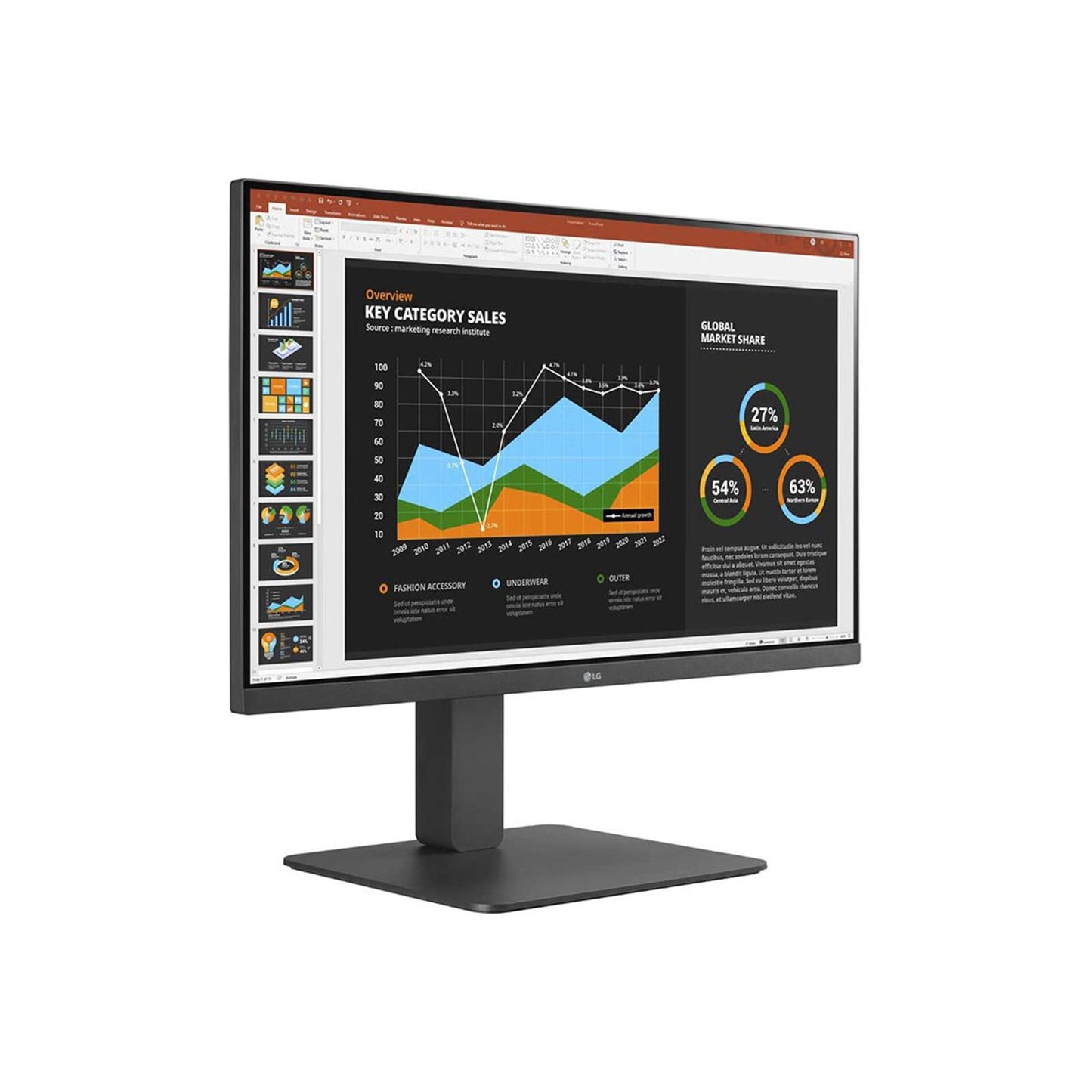 LG - 24BR550Y - 24" Class Full HD LCD Monitor