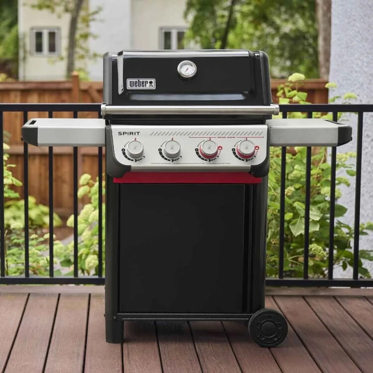 Weber Spirit - 1500780 - 51 Inch E-425 Liquid Propane Gas Grill with 533 sq. in. Total Cooking Area, 2 Side Tables, Cast-Iron Grates, Flavorizer® Bars, Snap Jet Ignition, and Grease Management System