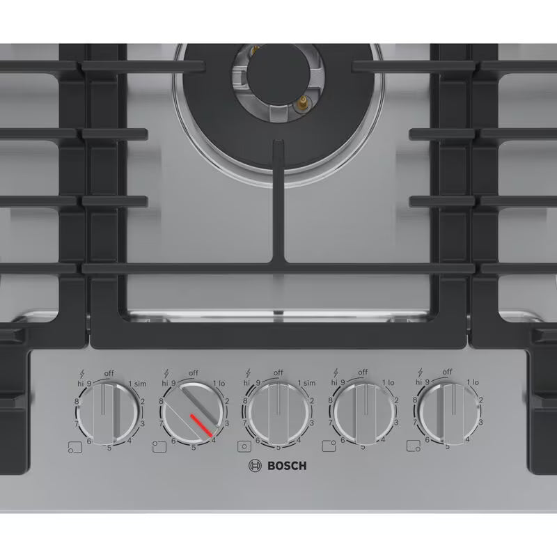 Bosch -NGM5058UC-30 Inch Gas Cooktop with 5 Sealed Burners