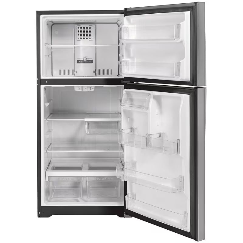 GE-GTS19KYNRFS- 30 in. 19.2 cu. ft. Top Freezer Refrigerator - Stainless Steel