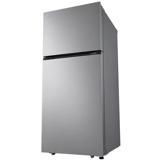 LG - LTCS20020S- 28 in. 17.5 cu. ft. Garage Ready Top Freezer Refrigerator - PrintProof Stainless Steel