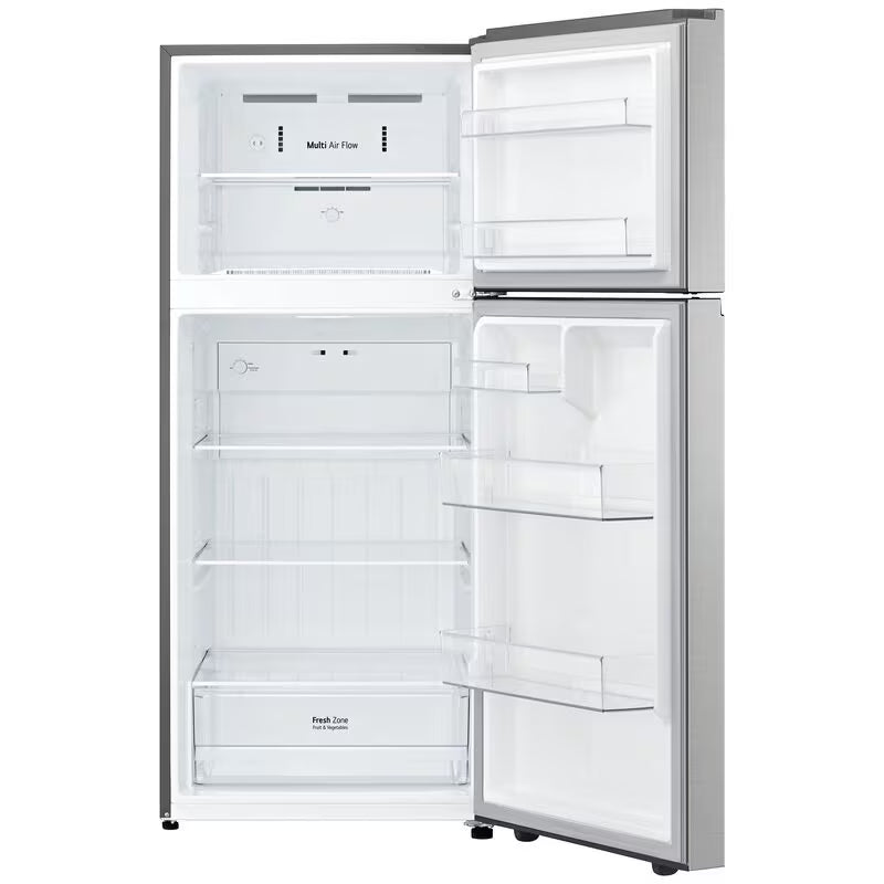 LG - LTCS20020S- 28 in. 17.5 cu. ft. Garage Ready Top Freezer Refrigerator - PrintProof Stainless Steel
