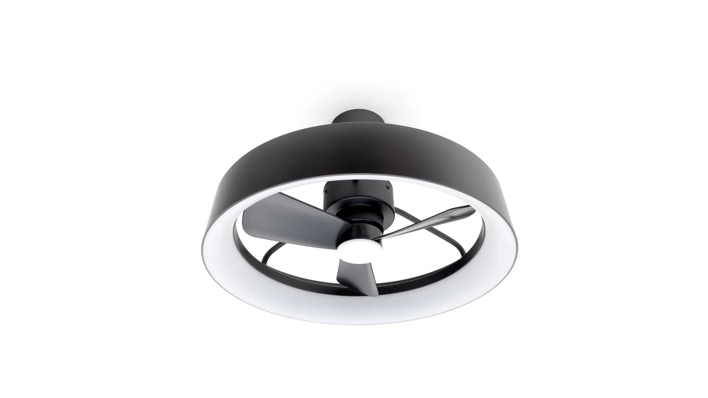 Artika Austin 23" LED Chandelier Ceiling Fan Fandelier, Black