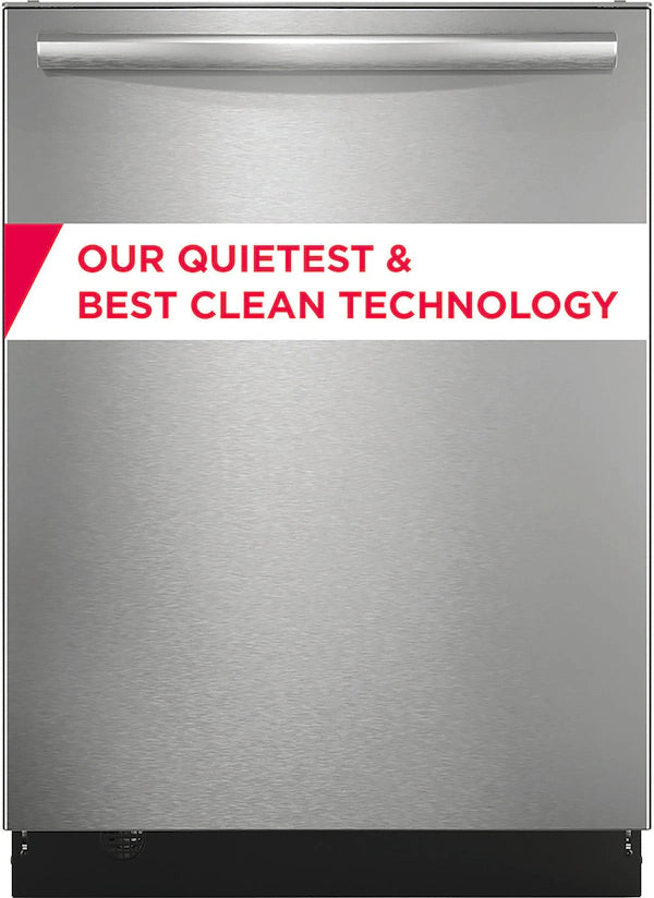 Frigidaire - GDSH4715AF -  Gallery 24 in Top Control Built In Tall Tub Dishwasher in Stainless Steel with 7 Cycles and CleanBoost