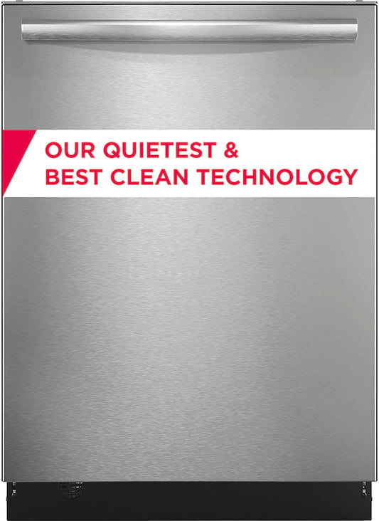 Frigidaire - GDSH4715AF -  Gallery 24 in Top Control Built In Tall Tub Dishwasher in Stainless Steel with 7 Cycles and CleanBoost