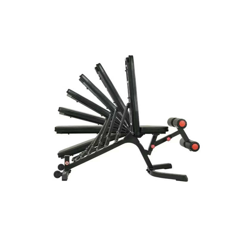 Sunny Health & Fitness Fully Adjustable Power Zone Utility Heavy Duty Weight Bench with 500 lb Max Weight – SF-BH6920