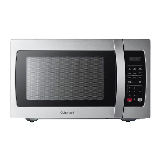 Cuisinart 1.3 cu ft Microwave Oven: Countertop, 1000W, 11 Power Levels, Child Lock, Digital Display, Black