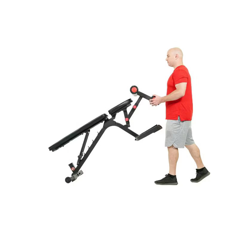 Sunny Health & Fitness Fully Adjustable Power Zone Utility Heavy Duty Weight Bench with 500 lb Max Weight – SF-BH6920