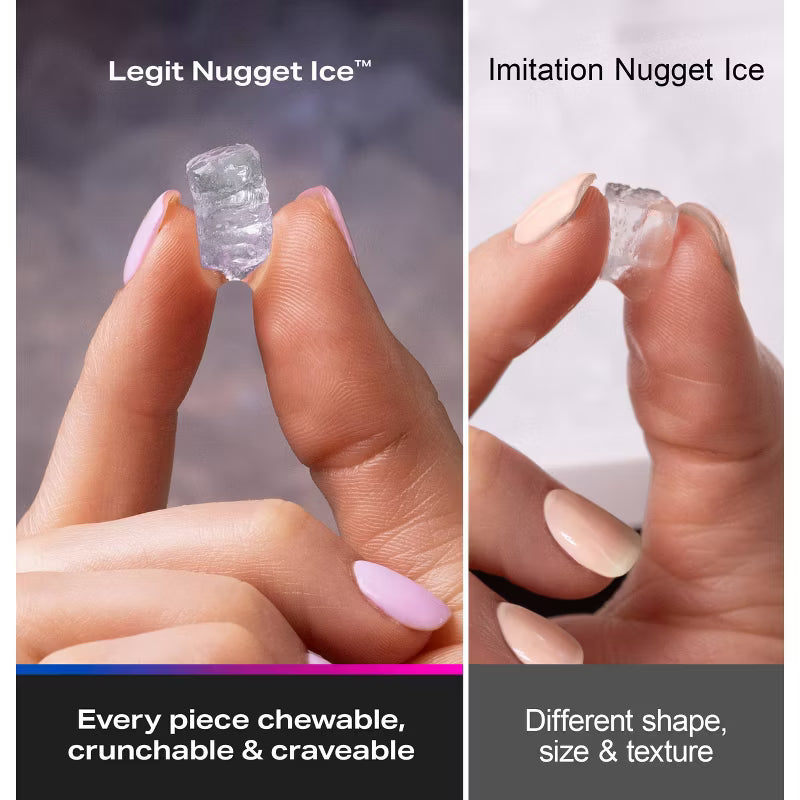 GE Profile - Appliances Opal Nugget Ice Maker - Hearth & Hand™ with Magnolia: Stainless Steel, Countertop, 34 lbs Daily Production