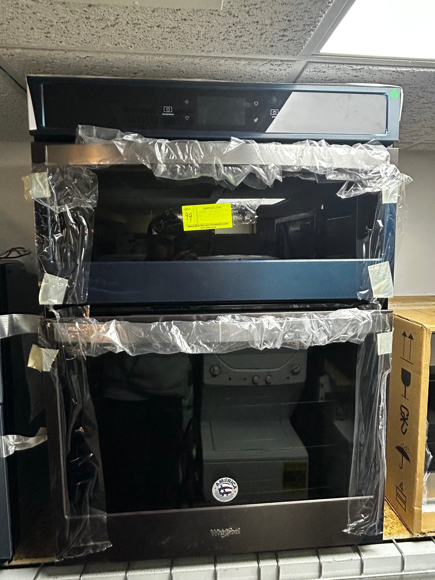 Whirlpool - WOC75EC0HV - 30 Inch Smart Combination Wall Oven with Wi-Fi Connectivity, True Convection, Alexa and Google Home Voice Control, Scan-to-Cook Technology, Frozen Bake™, Touchscreen, Convection Conversion, Nest Learning Thermostat™, Party Mode,
