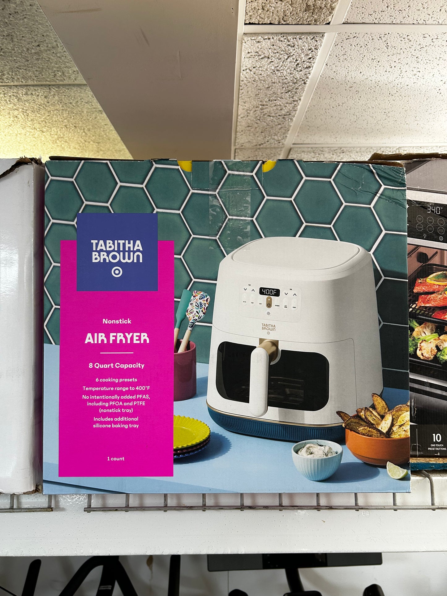 Tabitha Brown 8 Qt. Digital Air Fryer Cream