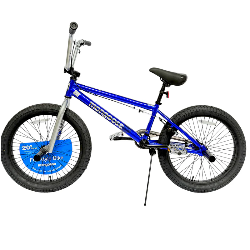 MONGOOSE INDEX 2.0 20" KIDS BMX FREESTYLE BIKE, BLUE