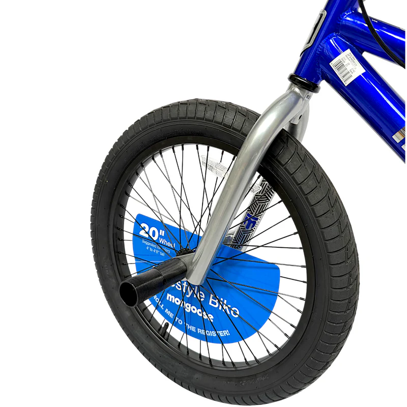 MONGOOSE INDEX 2.0 20" KIDS BMX FREESTYLE BIKE, BLUE